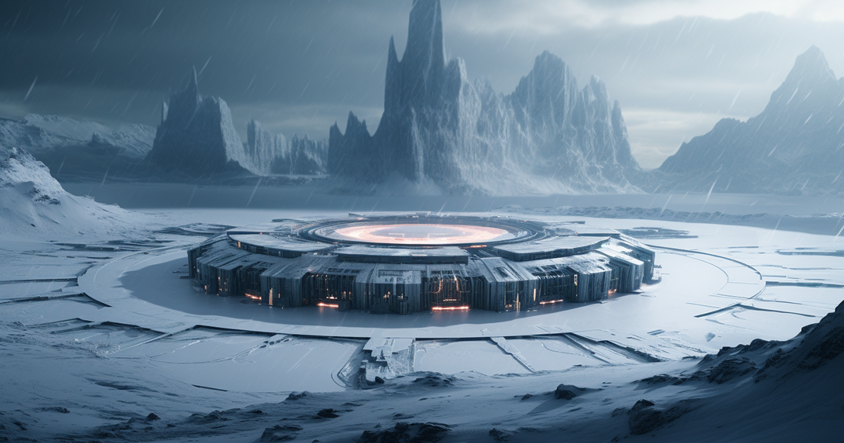 alien base in antarctica