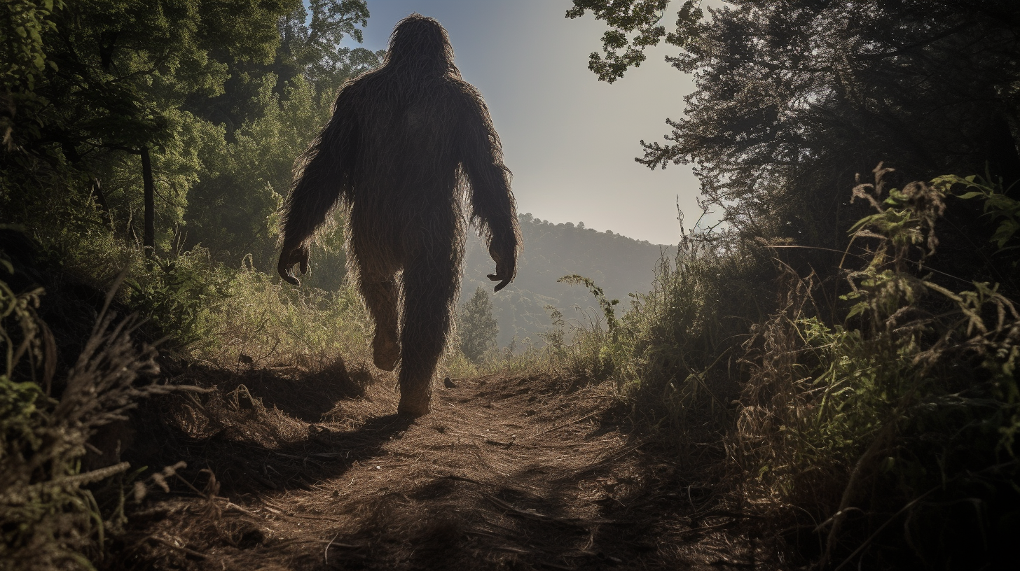 bigfoot in the forest