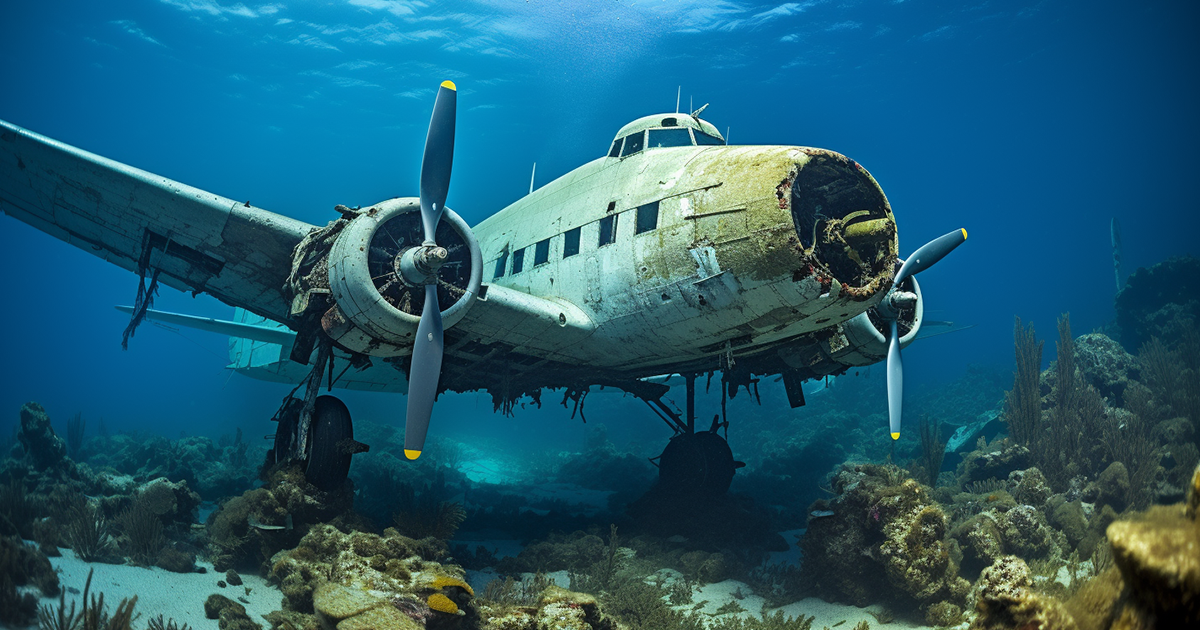 lost aircraft discovery ocean depths