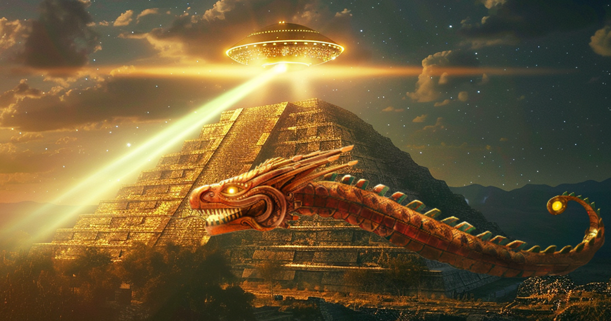 quetzalcoatl departure ufo ancient